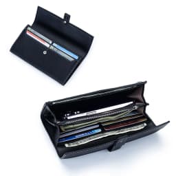 Luxury Genuine Leather Women Long Wallet Female Card Holder Clutch Bag Classic Ladies Fashion Design Leather Coin Purse