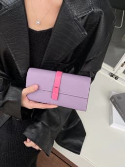 Luxury Genuine Leather Women Long Wallet Female Card Holder Clutch Bag Classic Ladies Fashion Design Leather Coin Purse