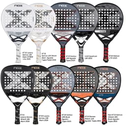 NOX AT10 ML10 3K 12K 18K 2023-2026 Padel Racket Carbon Fiber Surface with EVA Memory Flex Foam Core Lightweight Padel Racquet