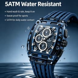 NAVIFORCE Fashion Sports Watches for Man Quartz Chronograph 50M Waterproof Date Display Silicone Band Watch Man Daily Wear Clock