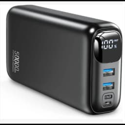 50000mAh Large Capacity Power Bank 22.5W USB C Fast Charger For iPhone 17 Samsung Xiaomi Portable Mobile External Spare Battery