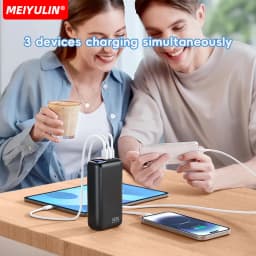 50000mAh Large Capacity Power Bank 22.5W USB C Fast Charger For iPhone 17 Samsung Xiaomi Portable Mobile External Spare Battery