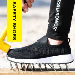 Indestructible Mining Boots Steel Toe Safety Shoes Men Lightweight Work Shoes Sneakers Anti-Smash Anti-Puncture Functional Shoes