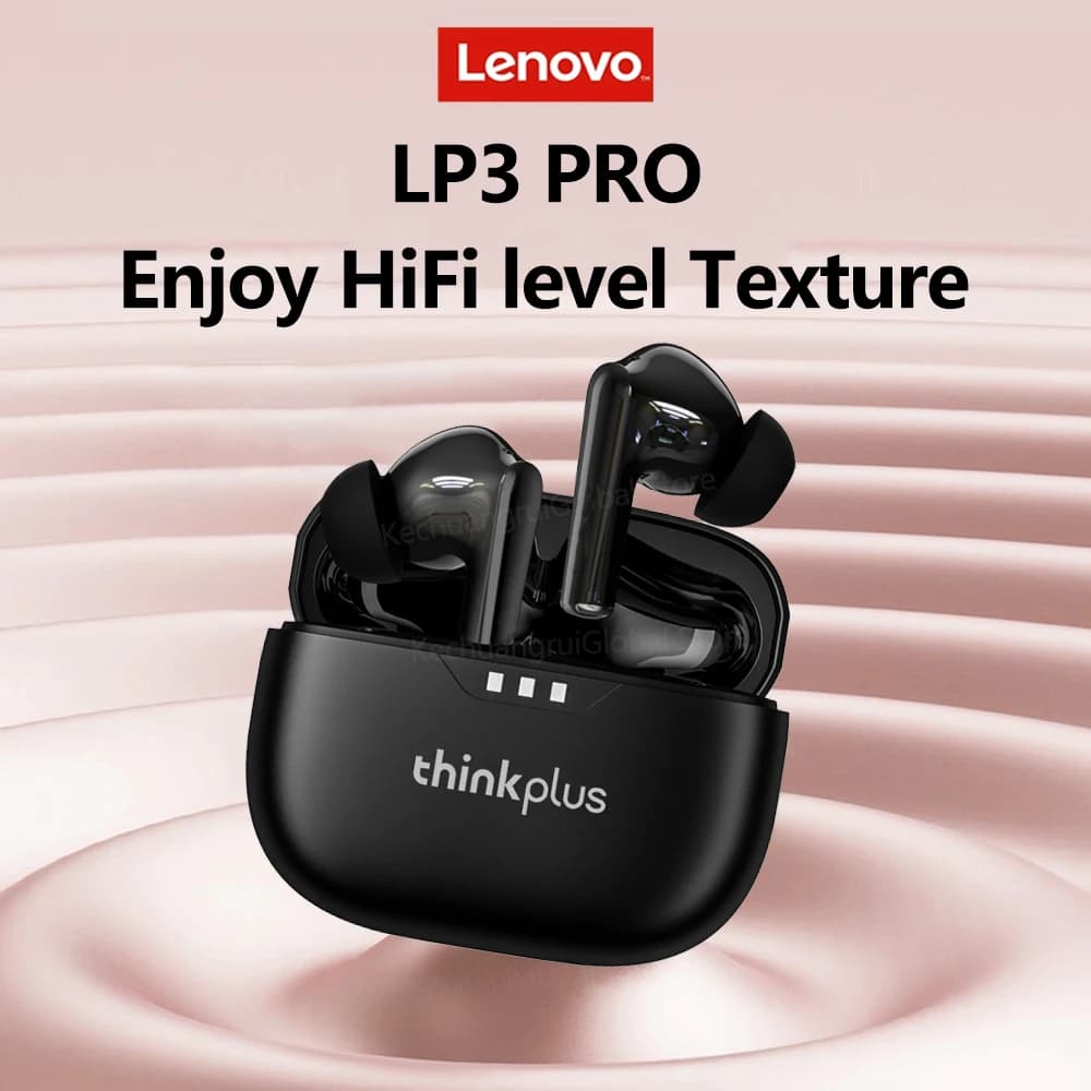 Original Lenovo LP3 Pro Earphones Wireless Bluetooth 5.3 Headphones Lp3pro HIFI Sound Noise Reduction Low Latency Sports Earbuds