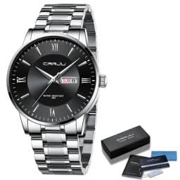 2021 CRRJU Top Brand Luxury Sport Watches Mens Quartz Wristwatch Fashion Watch Men 30ATM Waterproof Date Clock Relogio Masculino