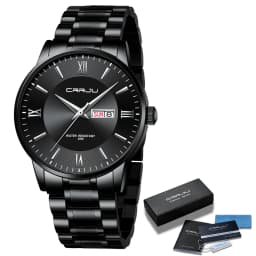 2021 CRRJU Top Brand Luxury Sport Watches Mens Quartz Wristwatch Fashion Watch Men 30ATM Waterproof Date Clock Relogio Masculino