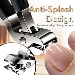 Angled Head Nail Clippers Woman Man Toenail Clipper Thick Nails Stainless Steel Curved Blade Nail Cutter Trimmer Manicure Tools