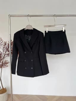 Korean Style Elegant Women 3 Piece Set Slim Blazer Coat + Design Blouse + Mini Skirt Y2k Harajuku Retro New Fashion Outfits 2025