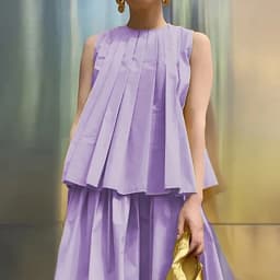 Krisstarsgirls 2025 New Leisure Fashion Vest Top For Women Summer Cotton Purple Work Office Elegant A-line Tops Woman Clothes