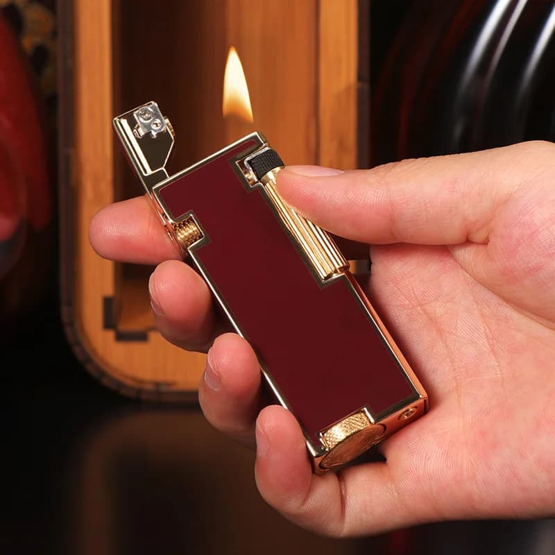 ZORRO Automatic Pop-up Fuel Lighter, Narrow Side Slip Grinding Wheel Ignition, Resin Craftsmanship, High-end Exquisite Gifts