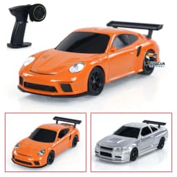 1/43 RC Speed Car RTR No Gyro 2.4G Four-wheel Drive Radio Control Racing Drifting Car Mini Gifts 4WD High Speed Model