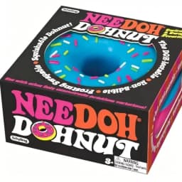 2026 New Arrival Schylling NeeDoh Jelly Donut Squeeze Toy, Stress Relief Squishy Toy with Slow Rebound, Perfect Gift D