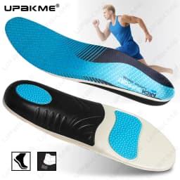 UPAKME Sports Shoe Insoles for Men & Women Plantar Fasciitis Orthotic Insert Shock Absorbing Anti Fatigue for Walking and Runing