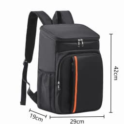 18L Portable Thermal Lunch Bag Food Box Durable Waterproof Cooler Ice Insulated Case Camping Dinner Storage Oxford Backpack