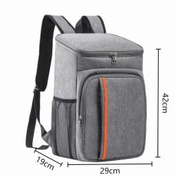 18L Portable Thermal Lunch Bag Food Box Durable Waterproof Cooler Ice Insulated Case Camping Dinner Storage Oxford Backpack