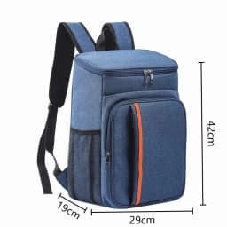 18L Portable Thermal Lunch Bag Food Box Durable Waterproof Cooler Ice Insulated Case Camping Dinner Storage Oxford Backpack