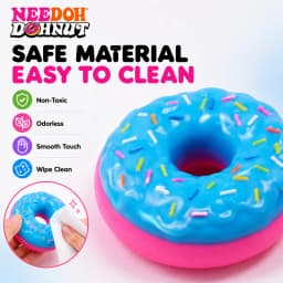 NeeDoh Donut Pinch Music Maltose Rebound Stress Relieving Toy Stress Relieving Toy Stress Relieving Toy for Life and Work