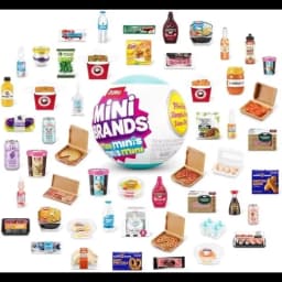 New ZURU Mini Brands Refrigerator Ball Surprise Blind Box Super Mini Snacks Toys For Role Play Home Dollhouse Furniture Gift