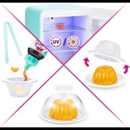 New ZURU Mini Brands Refrigerator Ball Surprise Blind Box Super Mini Snacks Toys For Role Play Home Dollhouse Furniture Gift