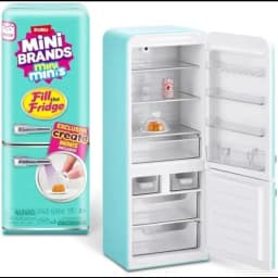 New ZURU Mini Brands Refrigerator Ball Surprise Blind Box Super Mini Snacks Toys For Role Play Home Dollhouse Furniture Gift