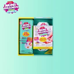 New ZURU Mini Brands Refrigerator Ball Surprise Blind Box Super Mini Snacks Toys For Role Play Home Dollhouse Furniture Gift