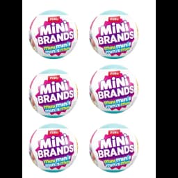 New ZURU Mini Brands Refrigerator Ball Surprise Blind Box Super Mini Snacks Toys For Role Play Home Dollhouse Furniture Gift