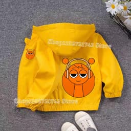 Sprunki PU Waterproof Jackets for Children Cartoon Anime Fashion Coats Boys Girls Autumn Winter Warm Windbreak Coat Kids Clothes