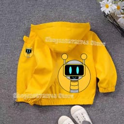 Sprunki PU Waterproof Jackets for Children Cartoon Anime Fashion Coats Boys Girls Autumn Winter Warm Windbreak Coat Kids Clothes