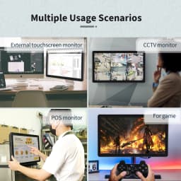 TouchWo 21.5 27 32 Inch Hdmi Touch Screen Pc Touchscreen Monitor Android14/Window 11 Touch Computer Industrial All In One Pc