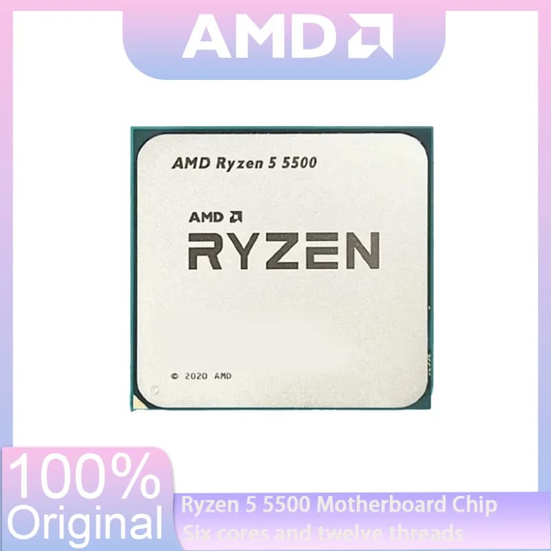 original CPU processor AMD Ryzen 5 CPU processor 5500 gaming CPU processor AM4 65W 7nm L3=16M DDR4 R5 5500 gaming processor