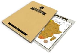 New Hot Travelogue Scratch World Map Travel Tips Book Journal Log Notebook Tourist Gift