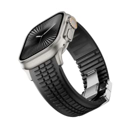 Silicone TPU Strap for Apple Watch Band Ultra 4 3 49mm 46mm 45mm 44mm Titanium Color Bracelet for IWatch Series 12 11 10 9 8 SE