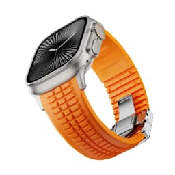 Silicone TPU Strap for Apple Watch Band Ultra 4 3 49mm 46mm 45mm 44mm Titanium Color Bracelet for IWatch Series 12 11 10 9 8 SE