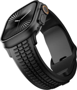 Silicone TPU Strap for Apple Watch Band Ultra 4 3 49mm 46mm 45mm 44mm Titanium Color Bracelet for IWatch Series 12 11 10 9 8 SE