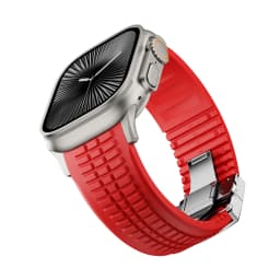 Silicone TPU Strap for Apple Watch Band Ultra 4 3 49mm 46mm 45mm 44mm Titanium Color Bracelet for IWatch Series 12 11 10 9 8 SE
