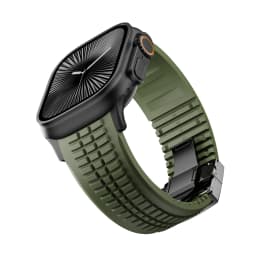 Silicone TPU Strap for Apple Watch Band Ultra 4 3 49mm 46mm 45mm 44mm Titanium Color Bracelet for IWatch Series 12 11 10 9 8 SE