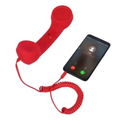 Universal Mobile Phone External Handheld Microphone Classic Cellphone Wired Earpiece Receiver Headset For 3.5mm and Type-C Port