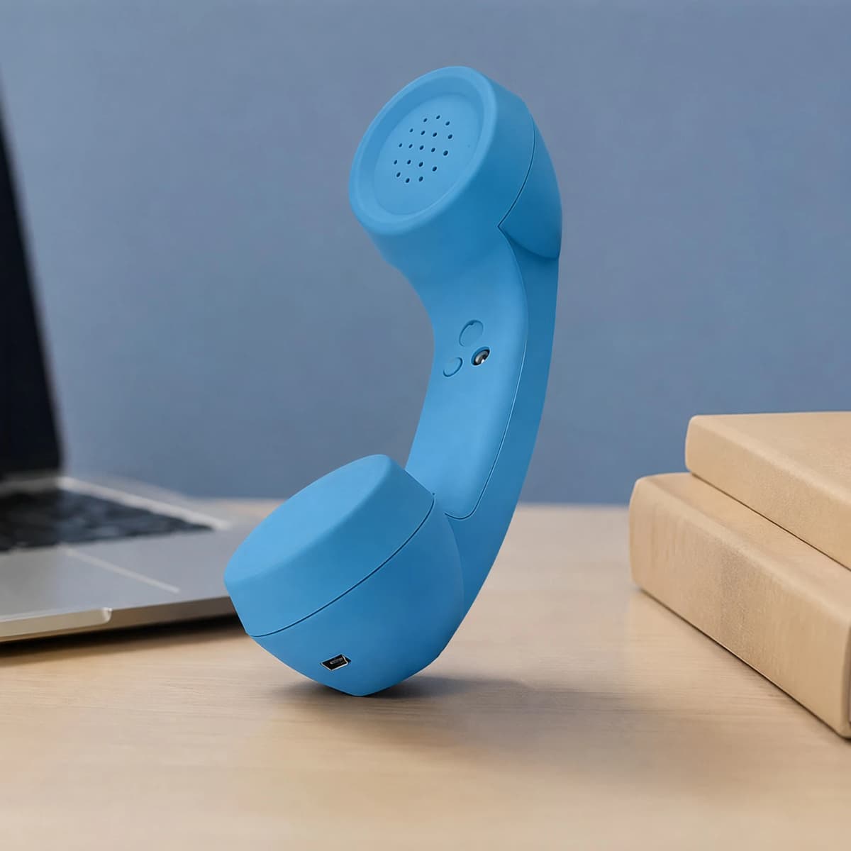 Bluetooth-compatible Retro Phone Handset Wireless Telephone Receiver with Comfortable Call Compatible with Various Mobile Phones