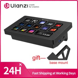 Ulanzi D200H Deck Dock AI-Powered Office Streaming Controller for Computer Fill Light for Intelligent Live Broadcast Room