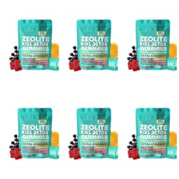 Zeolite Kids Detox Gummies, Support Body Cleansing & Immune Health & Energy & Brain Focus & Calm Mood & Bone Growth,60 Gummies