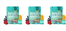 Zeolite Kids Detox Gummies, Support Body Cleansing & Immune Health & Energy & Brain Focus & Calm Mood & Bone Growth,60 Gummies