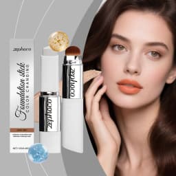 Color Changing Foundation Stick Blemish Cover Concealer Moisturizing Skin Brightening Invisible Pores High Coverage Makeup Base