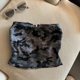 Camouflage Women's Clothing With Chest Pad Y2k Clothes Crop Top Girls Bustier Vest Harajuku Fashion Shoujo Girl Tops Sexy Woman