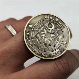 Lucky Challenge Coin Twelve Constellations Divination Tarot Zodiac Flipping Decision Making And Fun Quiet Cool Gadgets Stuff