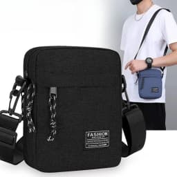 Mini Crossbody Shoulder Bag for Men & Women, Lightweight Casual Travel Phone Pouch with Adjustable Strap,& Everyday Use,& Travel