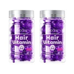 40/80/120pcs Vitamin Hair Care Essence Capsules, Containing Almond Oil, Tea Seed Oil, No-Rinse Conditioner, Hair Care Essential