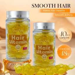 40/80/120pcs Vitamin Hair Care Essence Capsules, Containing Almond Oil, Tea Seed Oil, No-Rinse Conditioner, Hair Care Essential