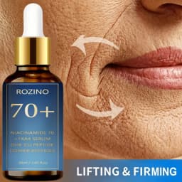 70+ Instant Firming Essence Reduces Pores and Oiliness, Making Skin More Radiant Tightens Loose Skin and Fine Facial Lines, Creating a More Firm Appearance. Visualizes Delicate Skin Texture. Say Goodbye to Dry, Dull, and Sagging Skin