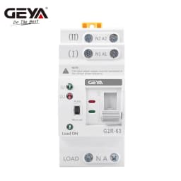 ATS Mini Automatic Transfer Switch 220V 230V 110V Din Rail Dual Power Electrical Selector Switches Uninterrupted Power 63A