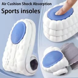 2/4PCS Feet Shock Absorption Shoe Sole Super Soft Insoles for Shoes Men Running Sports Insole Plantar Fasciitis Shoes Pads 1Pair